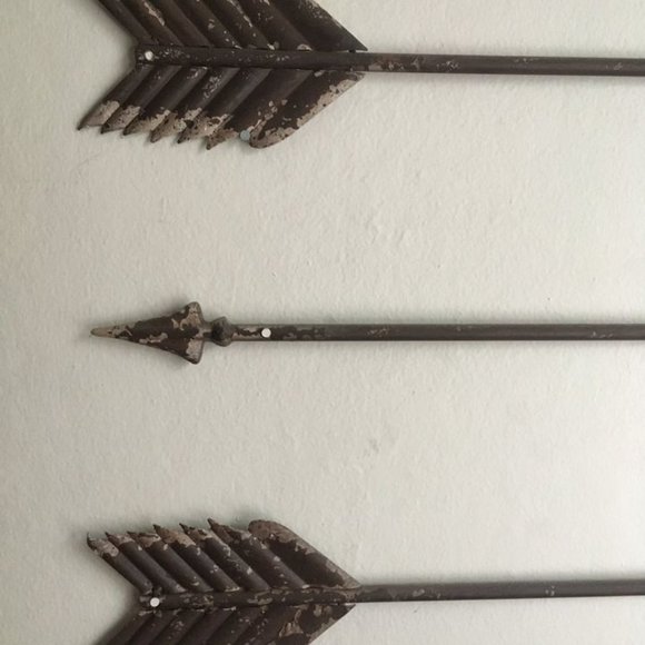 Rustic Metal Arrows Wall Art - Picture 2 of 4